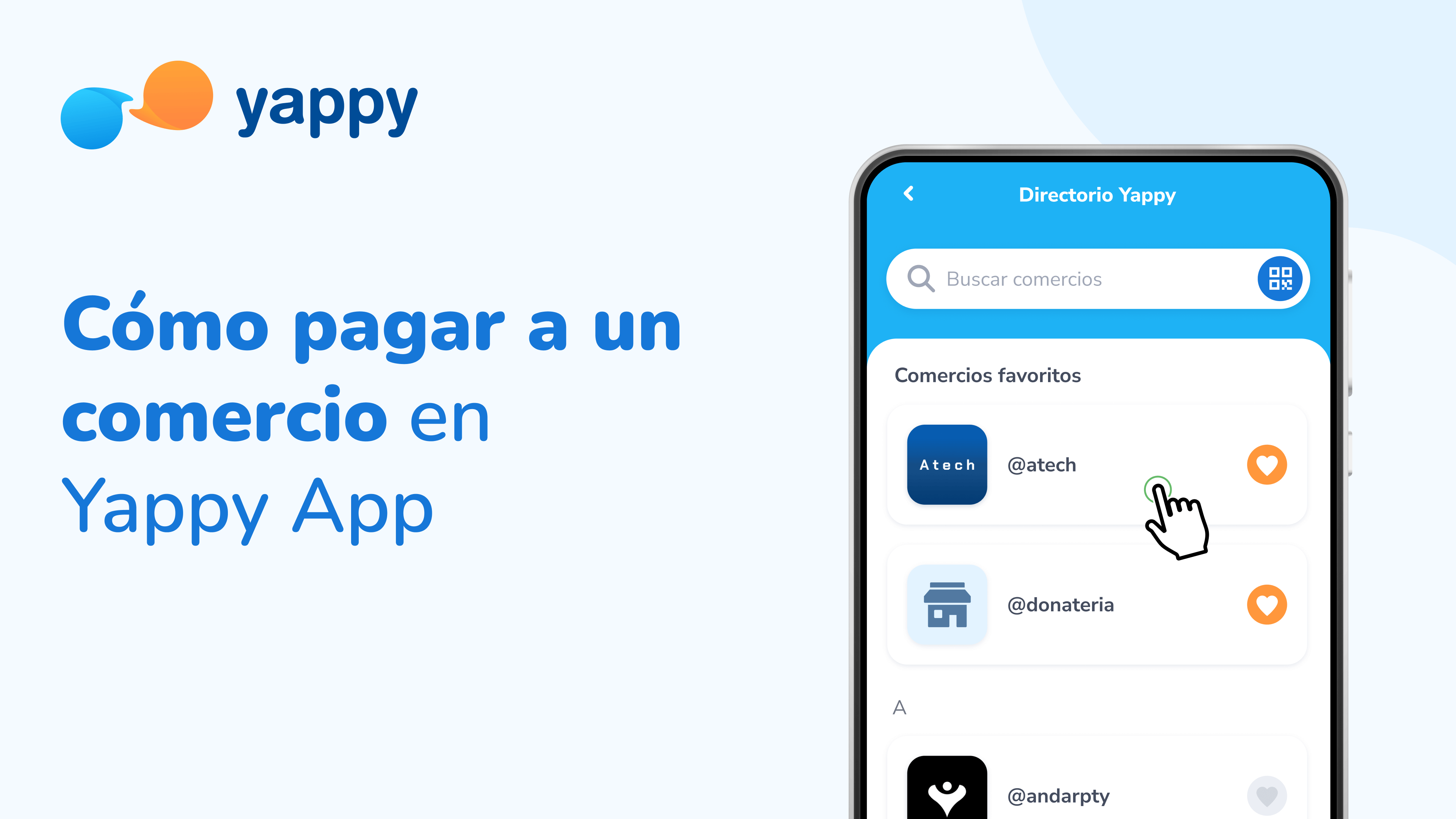 Cómo pagar a un comercio en Yappy App - Yappy